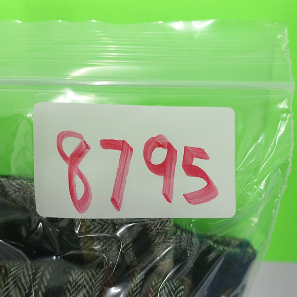 Eddie Bauer Shirt Men's 2XL Green Madras Button-UP Collared Long Sleeve Pockets - Picture 6 of 6